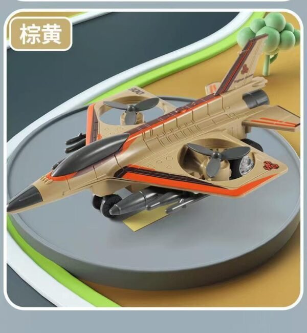 Rotating small airplane toy